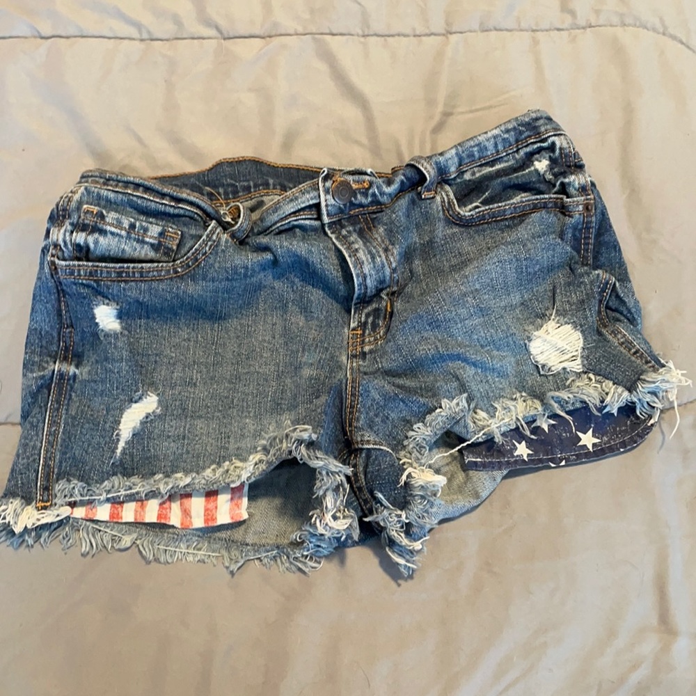 old navy, boyfriend shorts, size 8